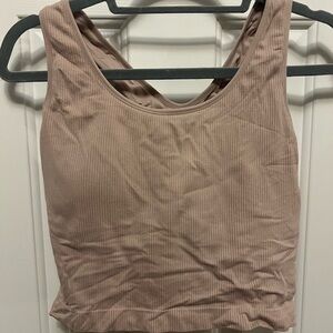 CALIA by Carrie Underwood Tan Crop Top